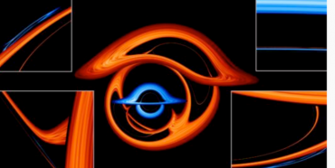 NASA створила захопливу симуляцію взаємодії двох чорних дір (ВІДЕО)